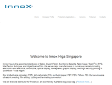 Tablet Screenshot of innox.com.sg